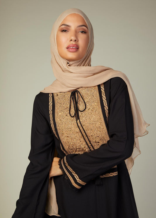 Patina Abaya Black - Final Sale