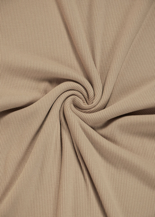 Pewter Ribbed Jersey Hijab - Final Sale