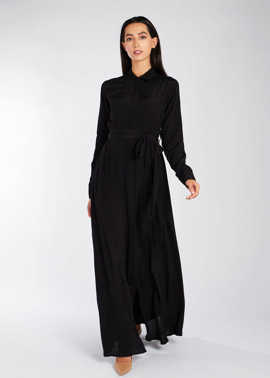 Shirted Maxi Black