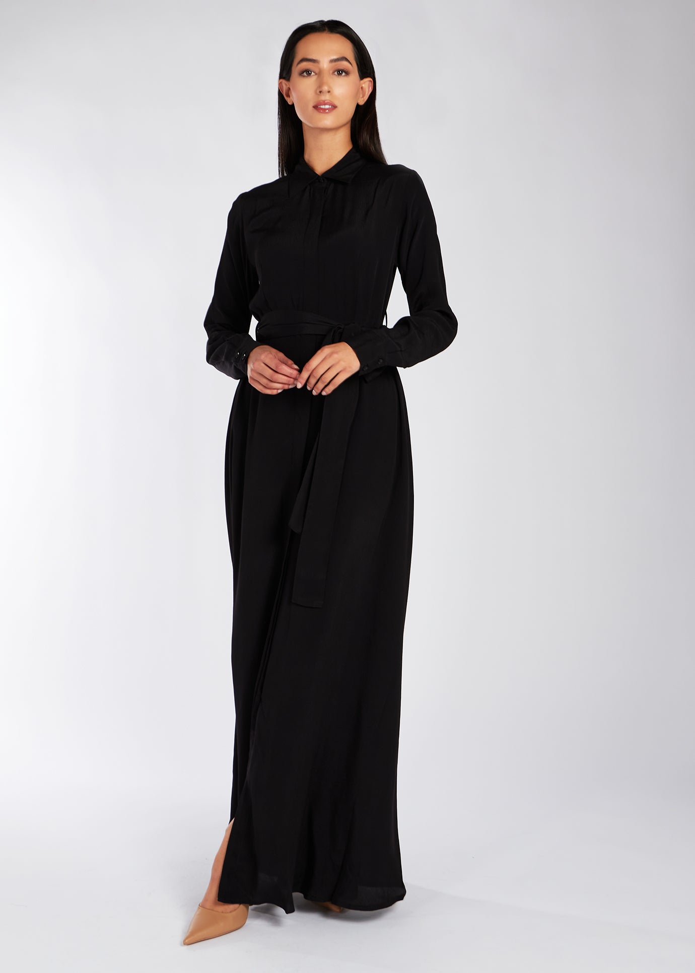 Shirted Maxi Black