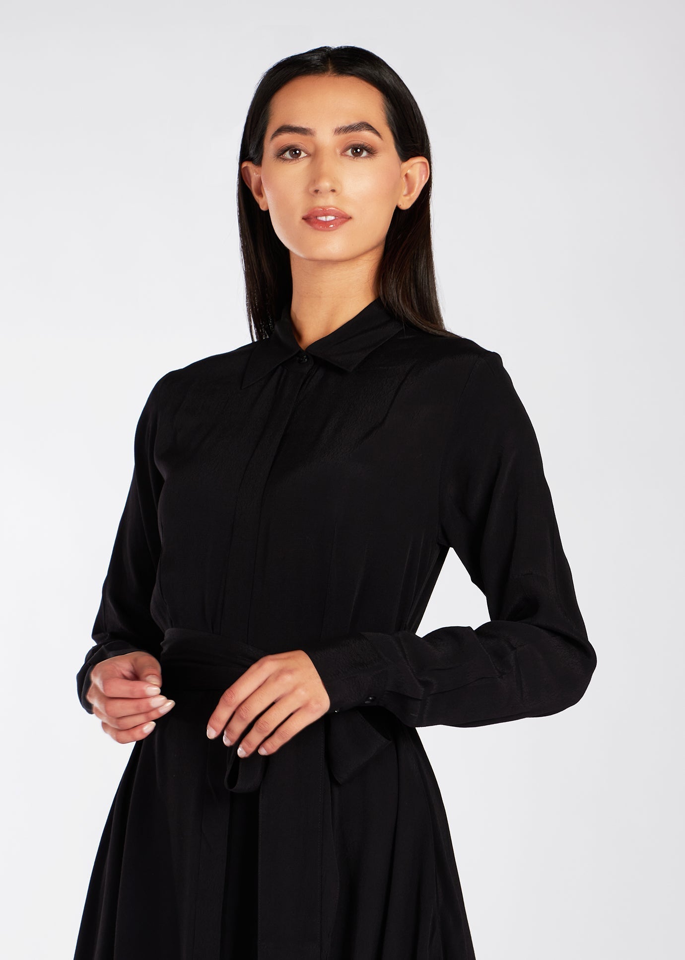 Shirted Maxi Black