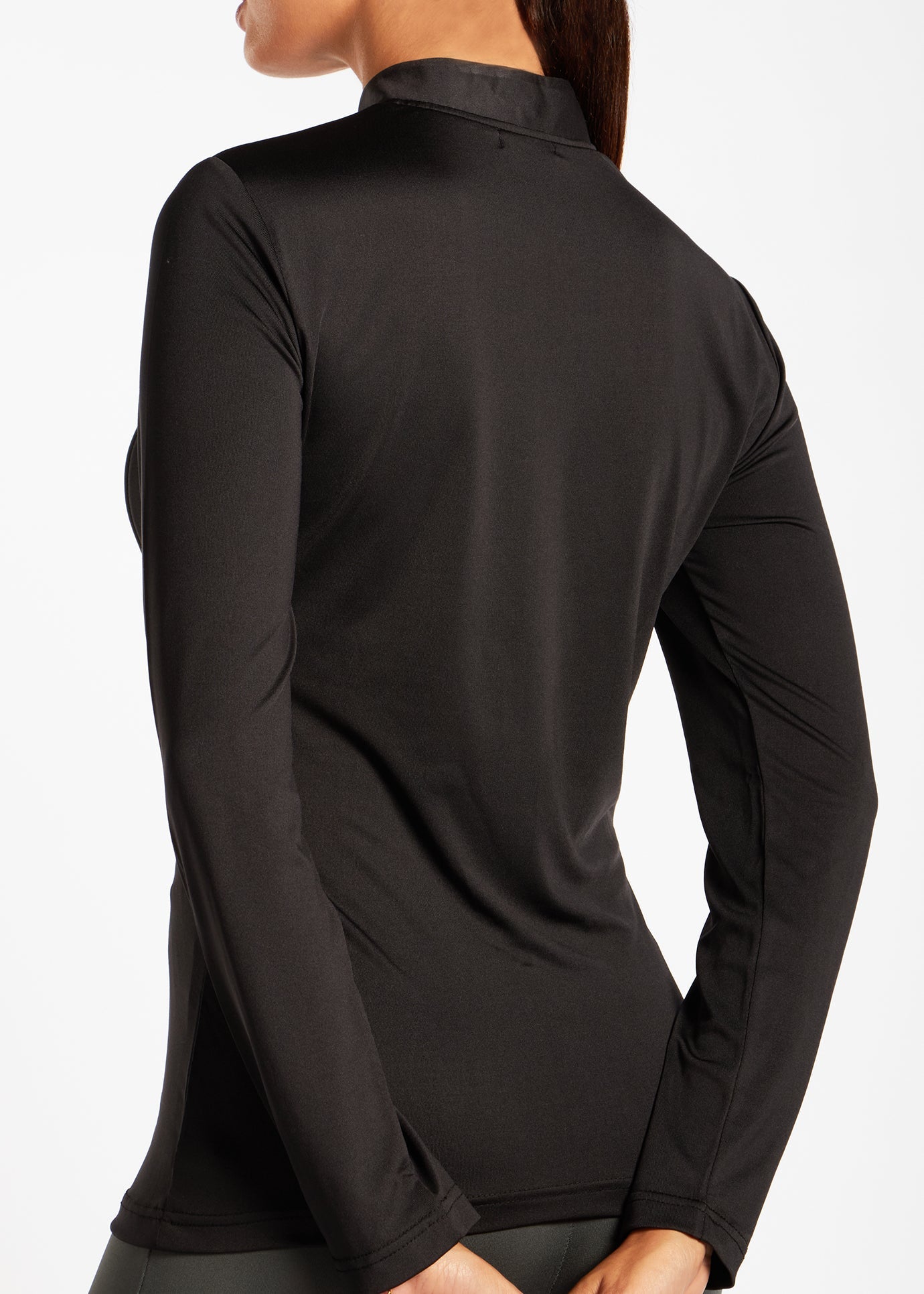 Detach Wrap Swim Top Black & Olive - Final Sale
