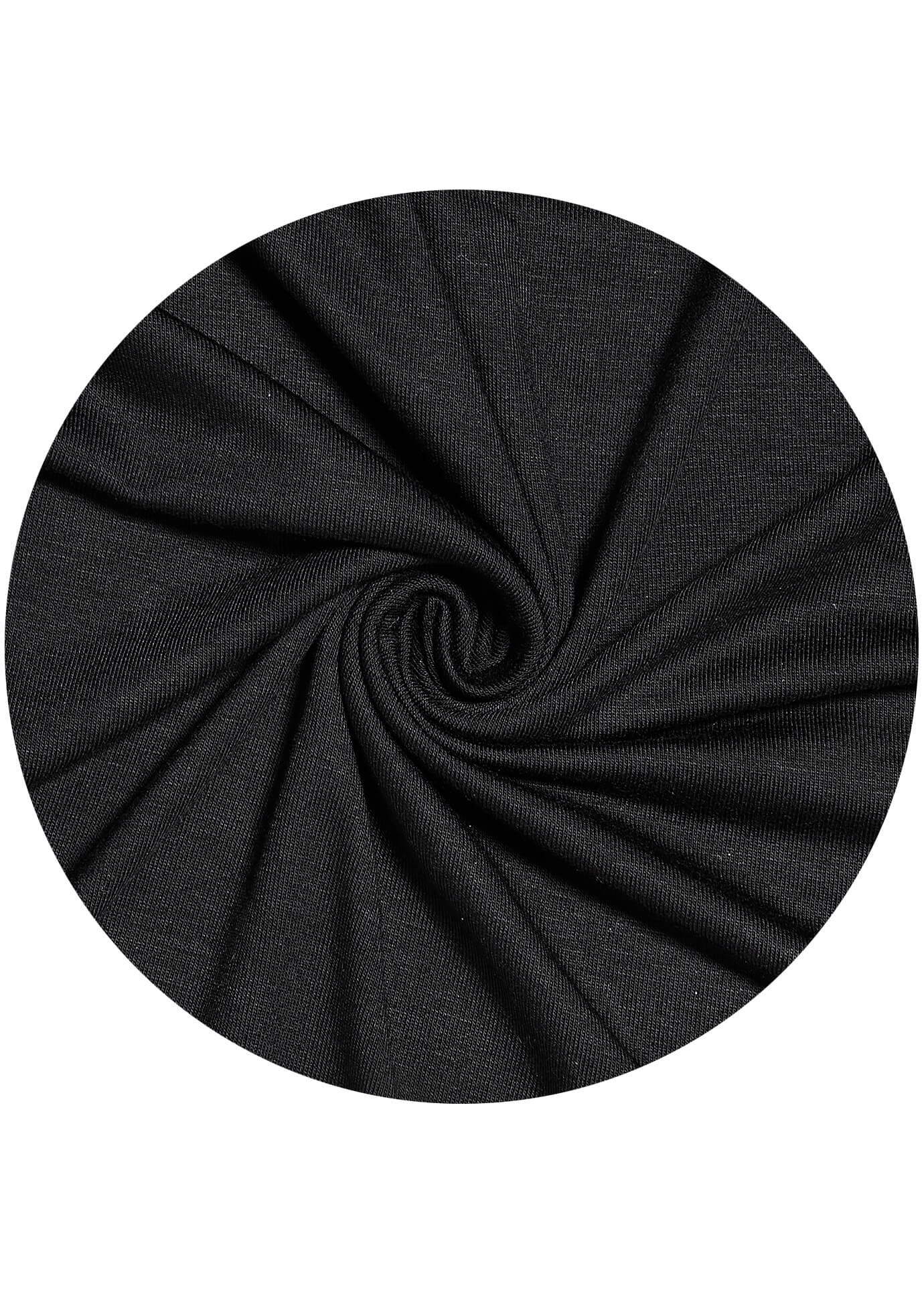 Premium Jersey Hijab Black