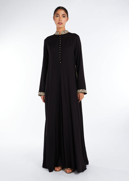 Cypress Tree Abaya Black