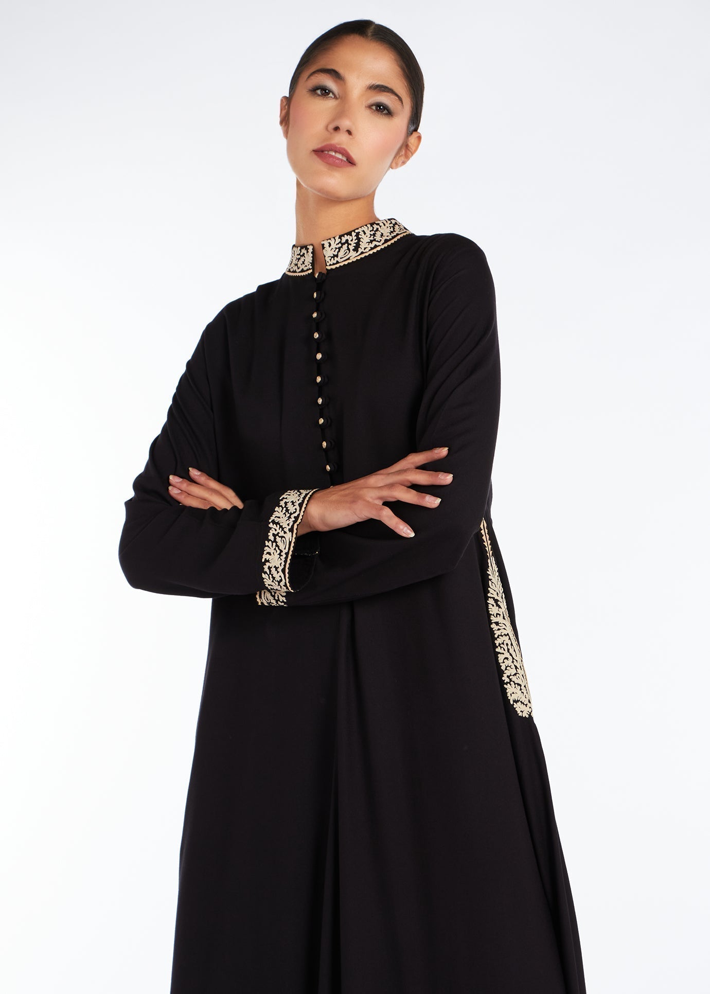 Cypress Tree Abaya Black