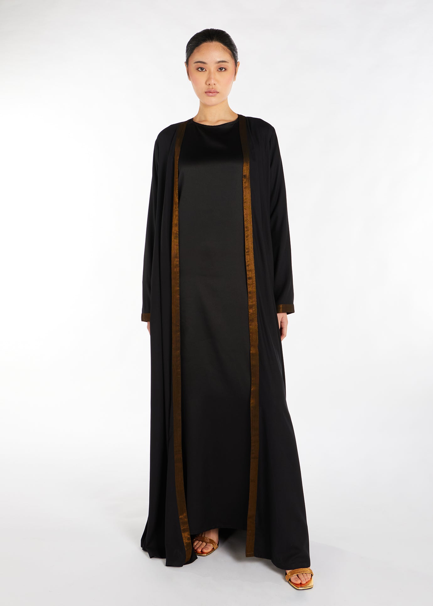 Golden Oud Kimono Black
