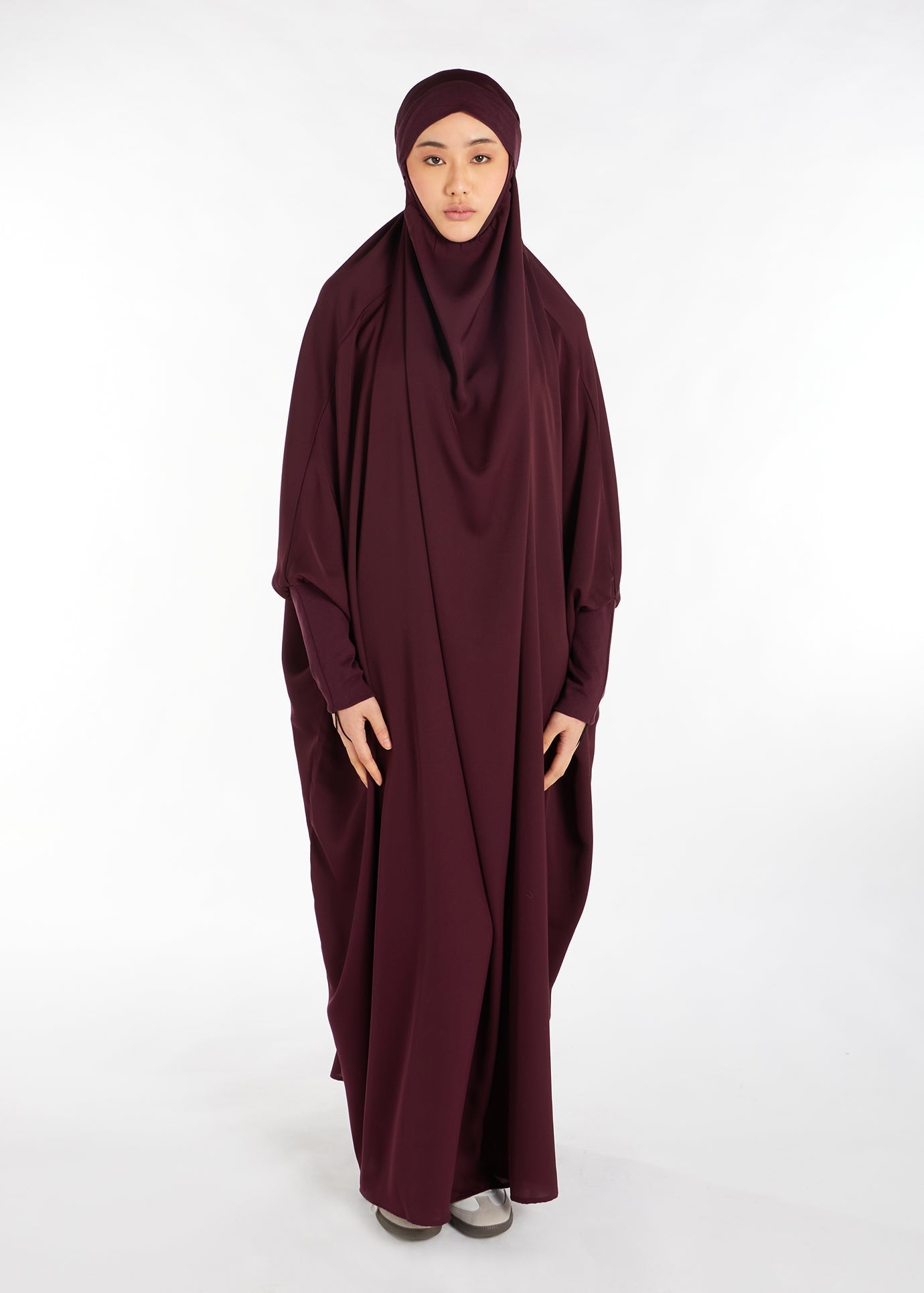 Jilbab Maroon - Prayer Outfit