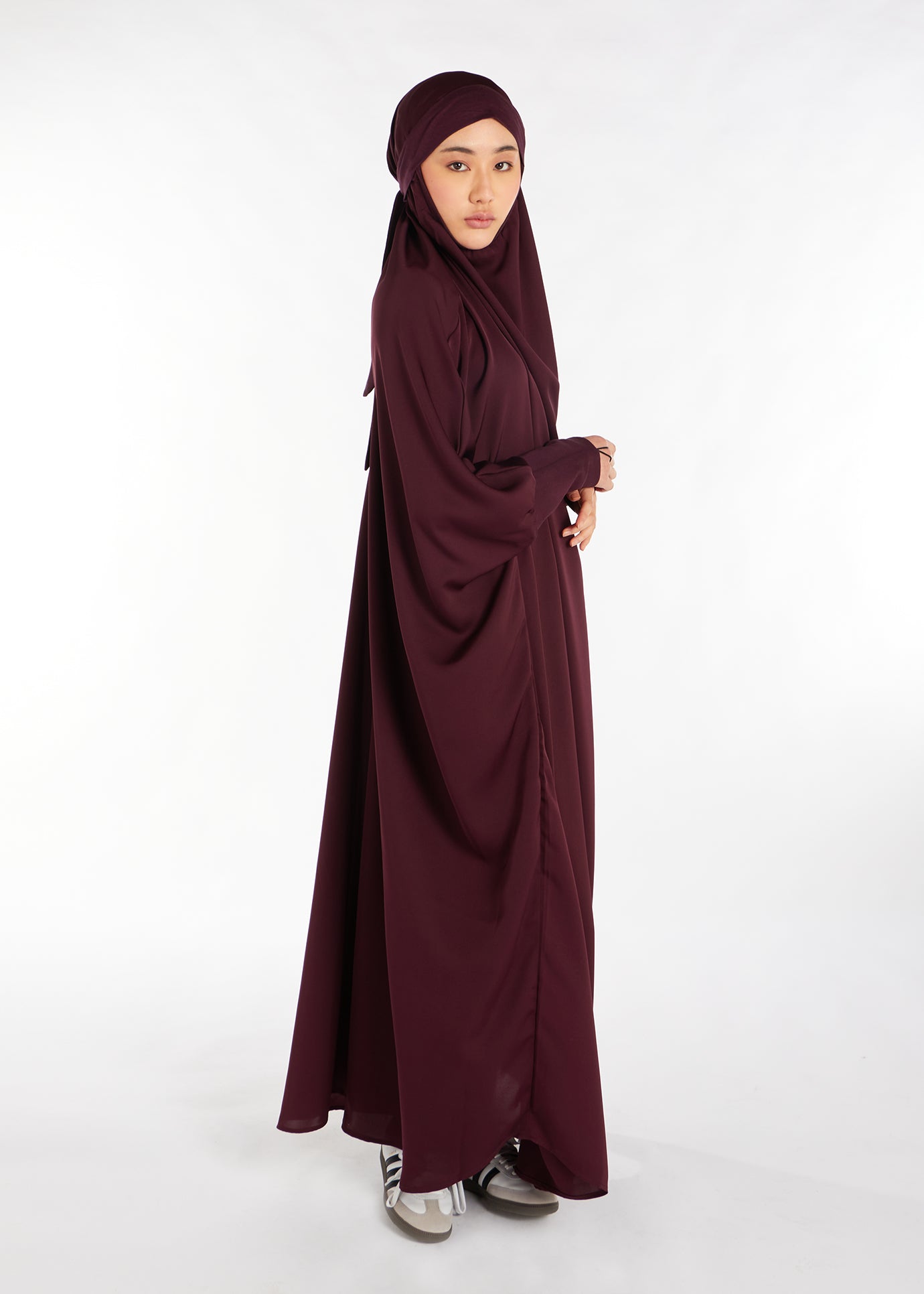 Jilbab Maroon - Prayer Outfit