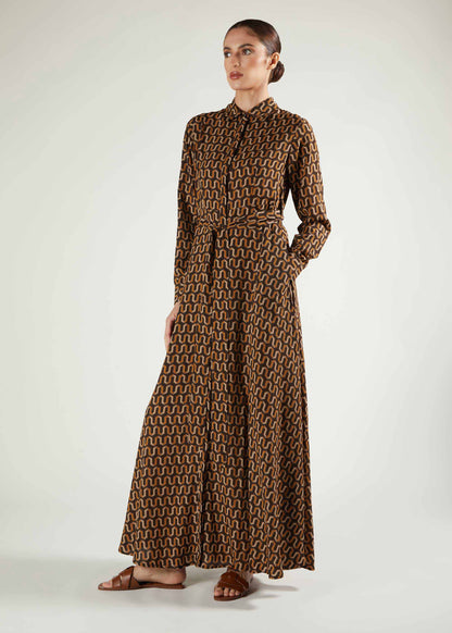 Retro Print Maxi - Final Sale