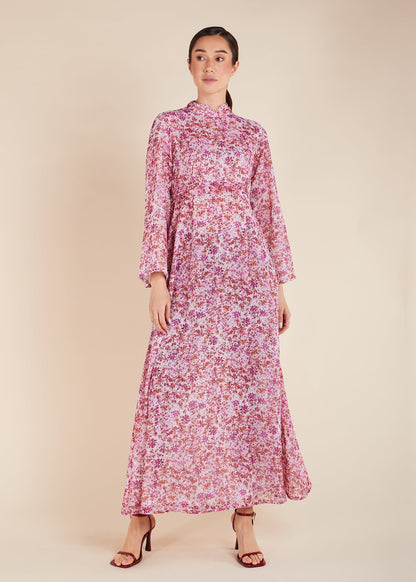 Rose Spray Maxi Dress - Final Sale