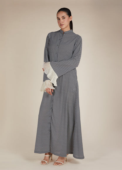Ruffled Sleeve Maxi