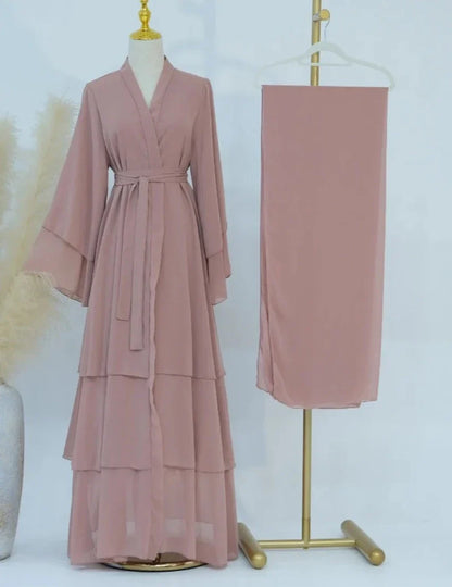 Sharmin Layered Abaya & Hijab