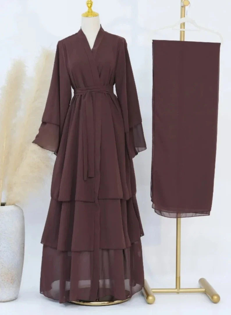 Sharmin Layered Abaya & Hijab