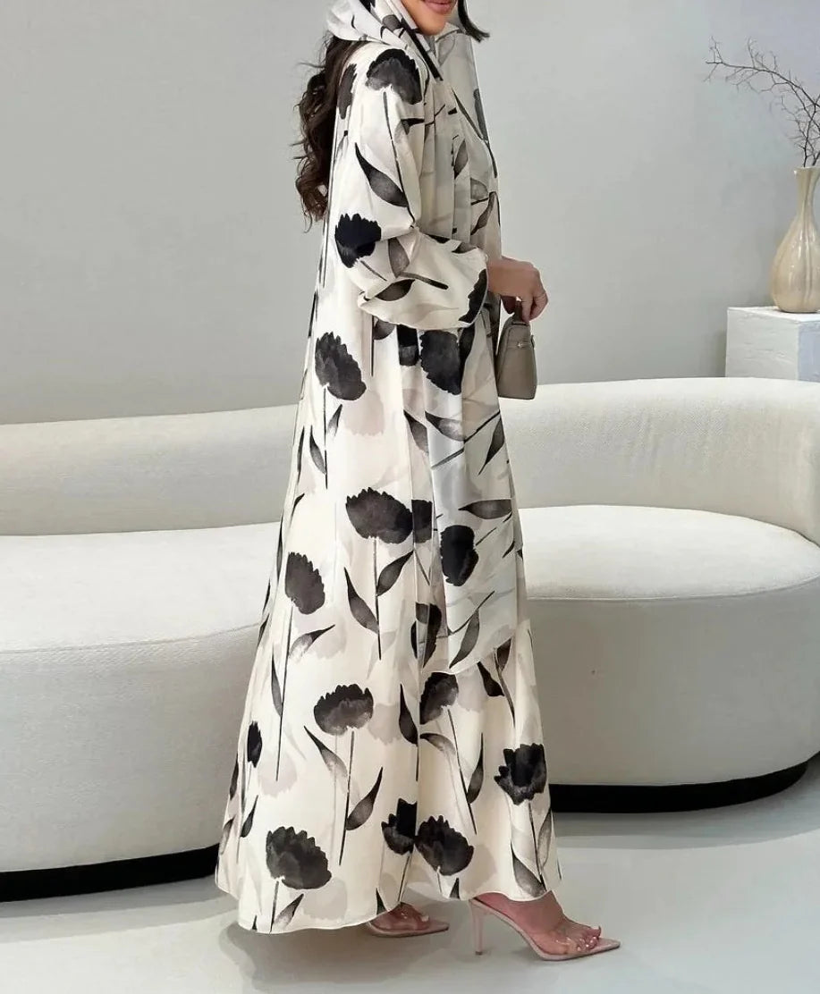 Resham Chiffon Abaya & Hijab