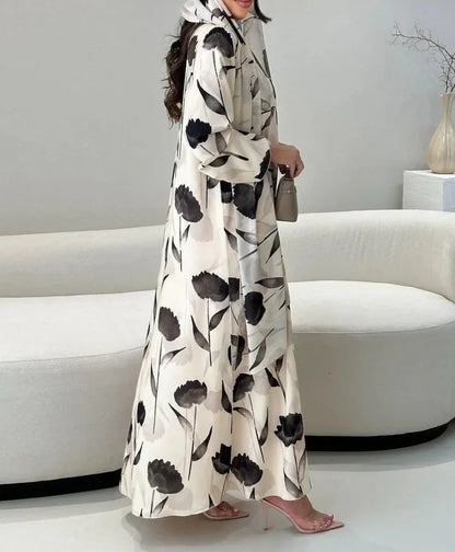 Resham Chiffon Abaya & Hijab