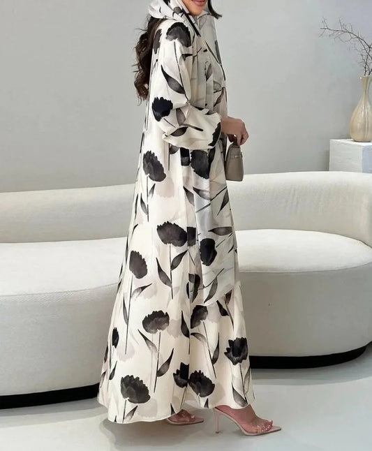 Resham Chiffon Abaya & Hijab