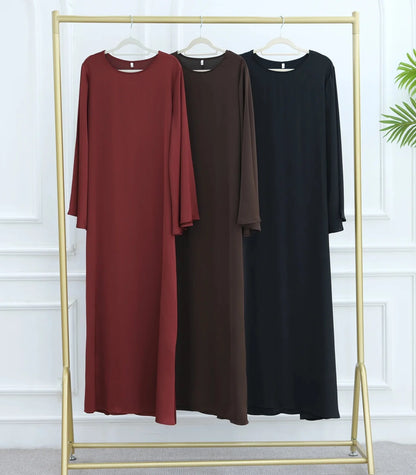 Eliana Satin Bell Sleeve Dress