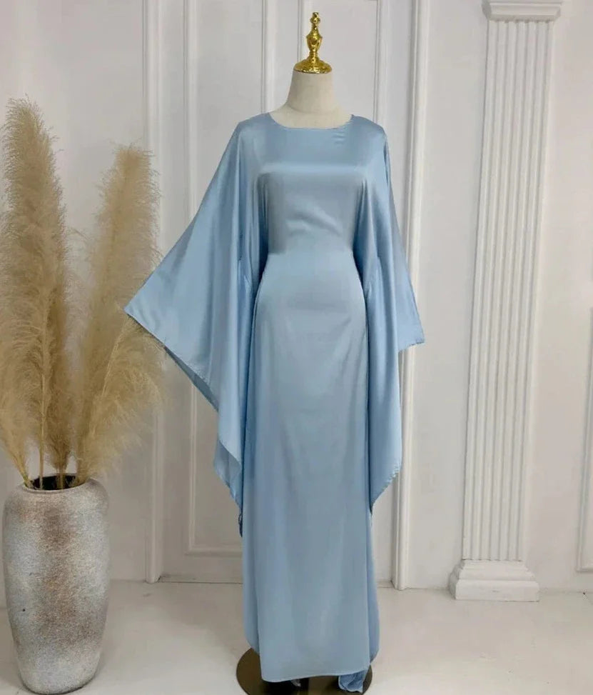 Samara Satin Butterfly Abaya-SOLD OUT