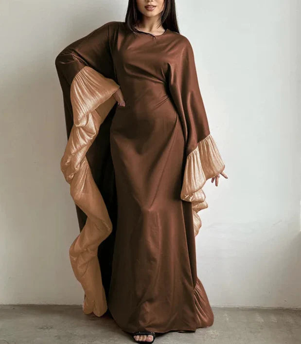 Amiha Frill Butterlfy Abaya- SOLD OUT