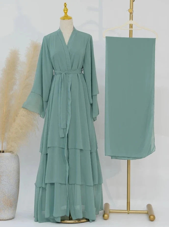 Sharmin Layered Abaya & Hijab