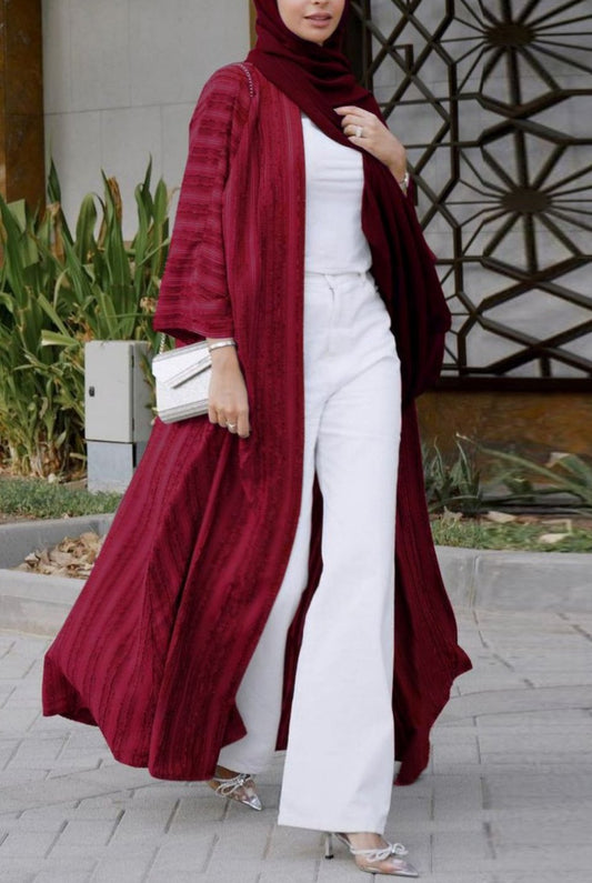 Tehneen Open Abaya