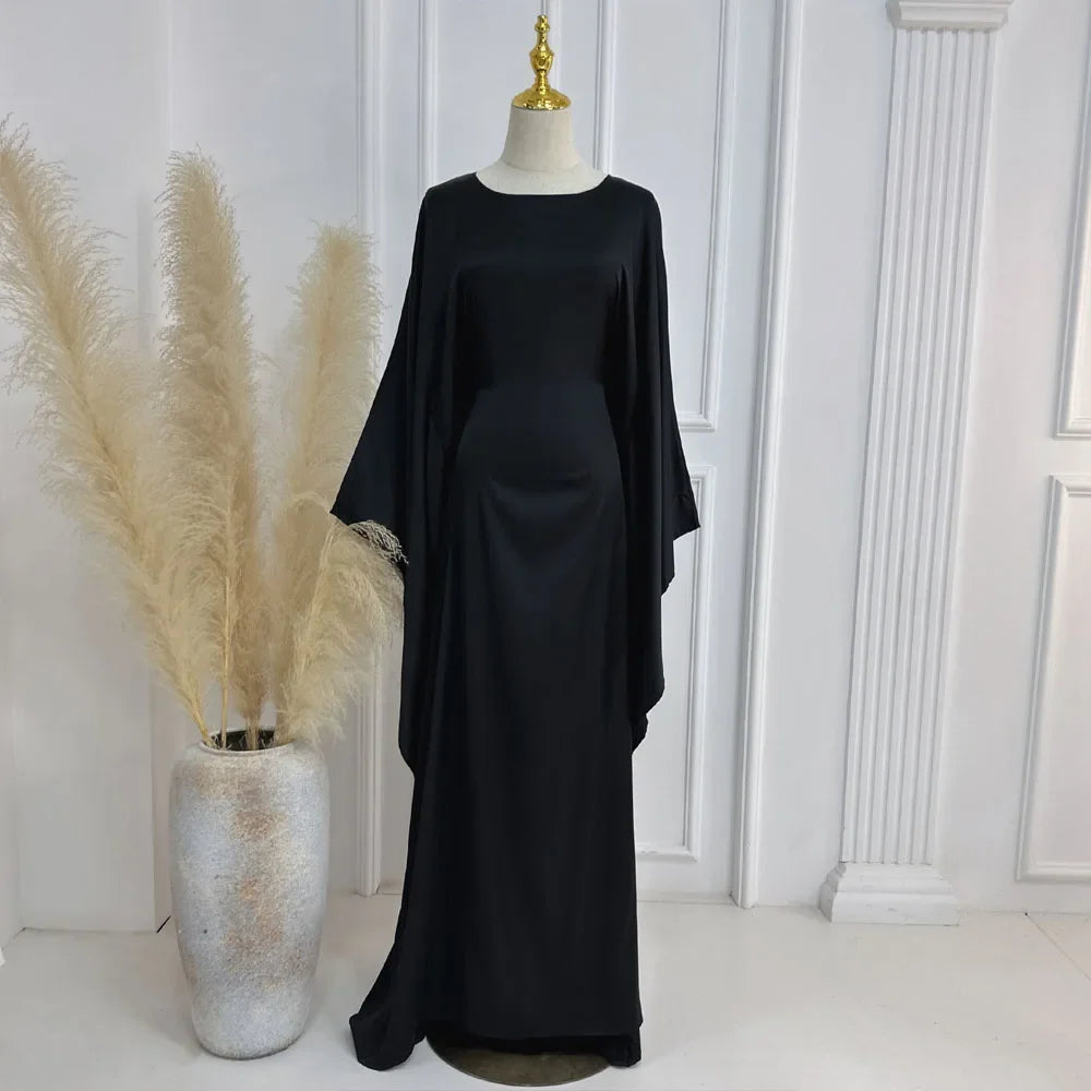 Samara Satin Butterfly Abaya-SOLD OUT