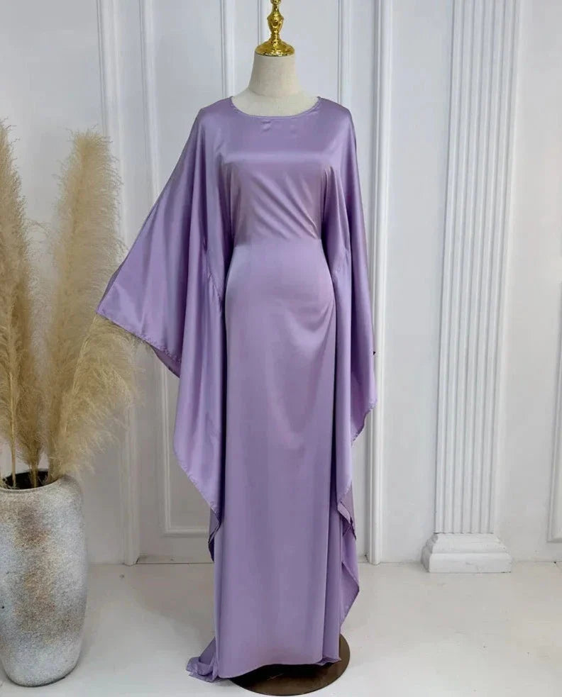 Samara Satin Butterfly Abaya-SOLD OUT