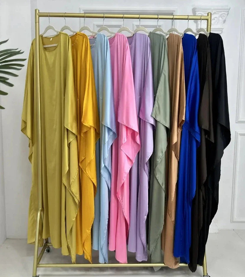 Samara Satin Butterfly Abaya-SOLD OUT