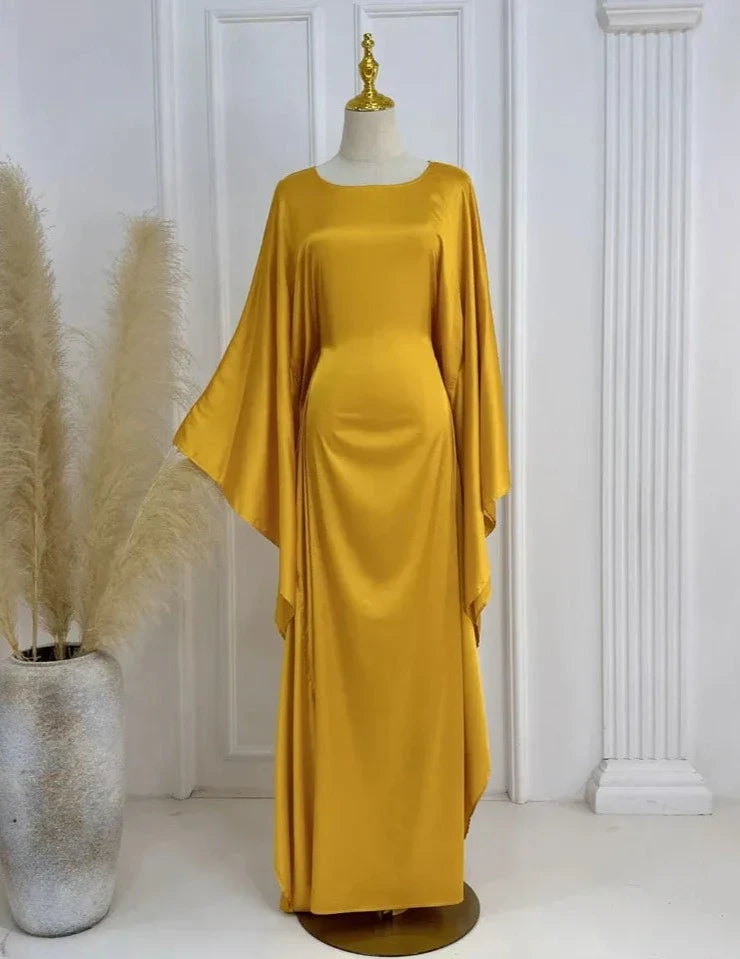 Samara Satin Butterfly Abaya-SOLD OUT