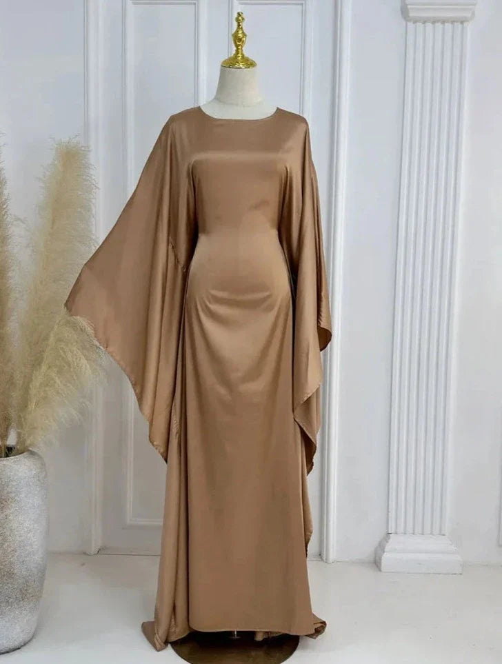Samara Satin Butterfly Abaya-SOLD OUT