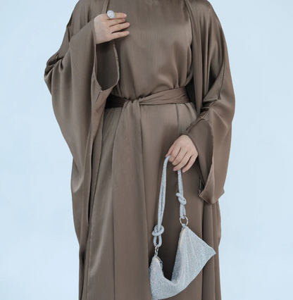 Lamiah Satin Abaya Set