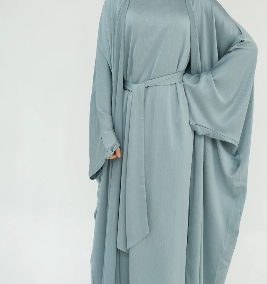 Lamiah Satin Abaya Set