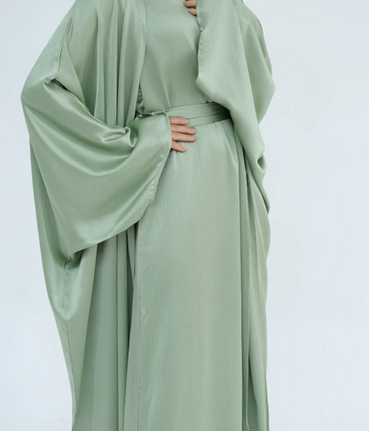 Lamiah Satin Abaya Set
