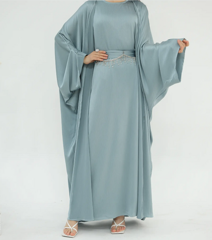 Lamiah Abaya With Crystal Chain