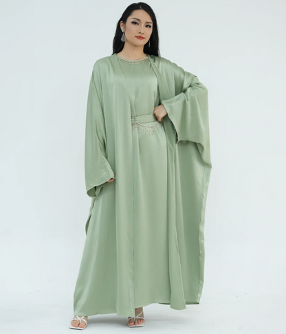 Lamiah Abaya With Crystal Chain