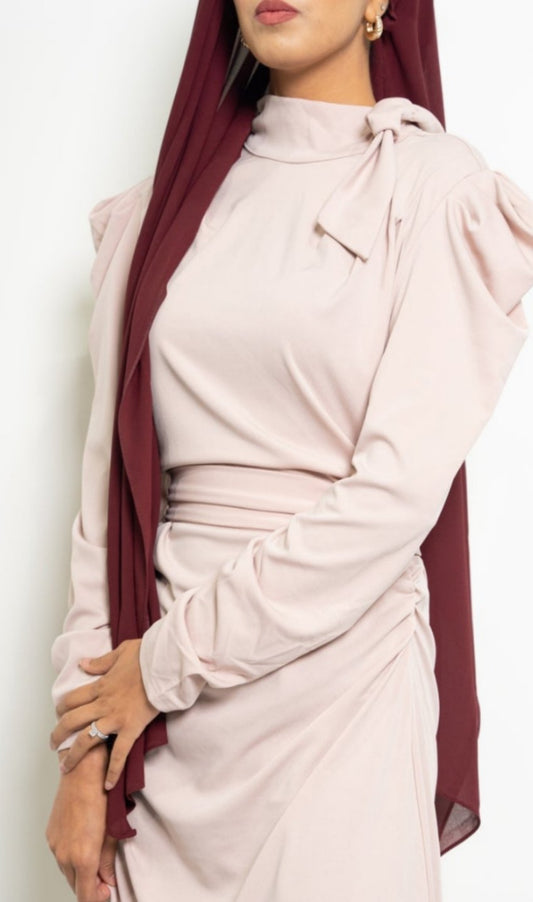 Julia Ruched Maxi Dress