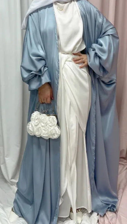 Maahwish Satin Abaya