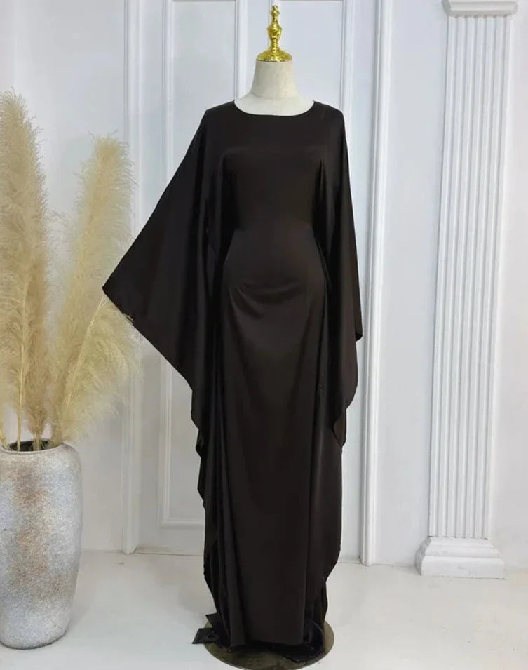 Samara Satin Butterfly Abaya-SOLD OUT
