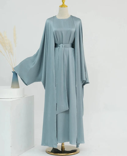 Lamiah Satin Abaya Set