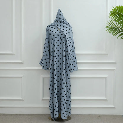 Reeah Polkadot Abaya Set