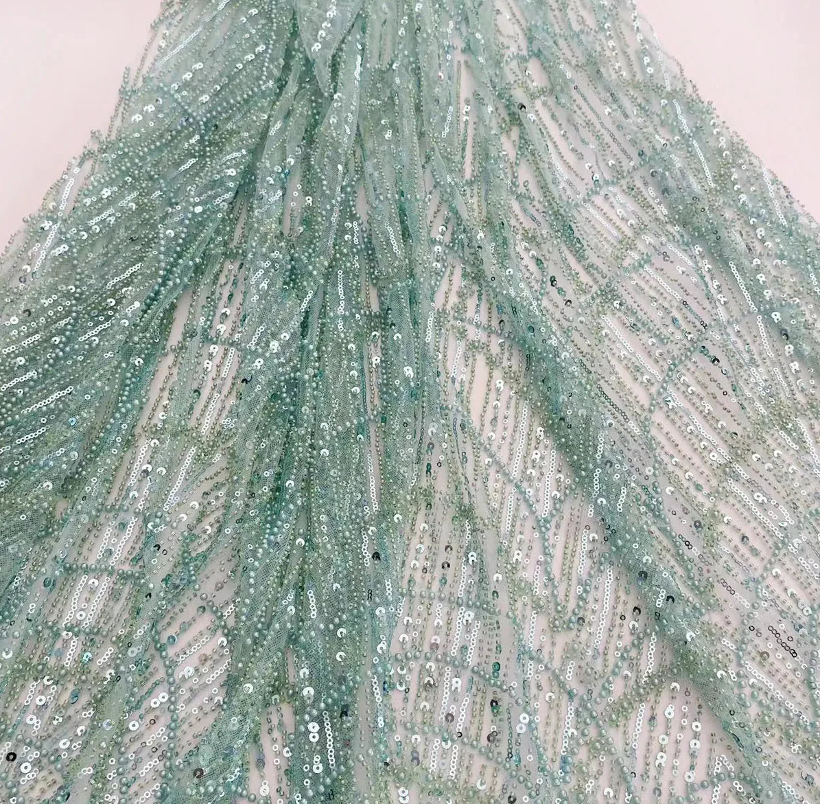 Naema Beaded Cape Dress