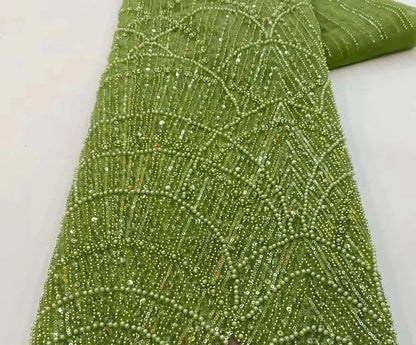 Naema Beaded Cape Dress