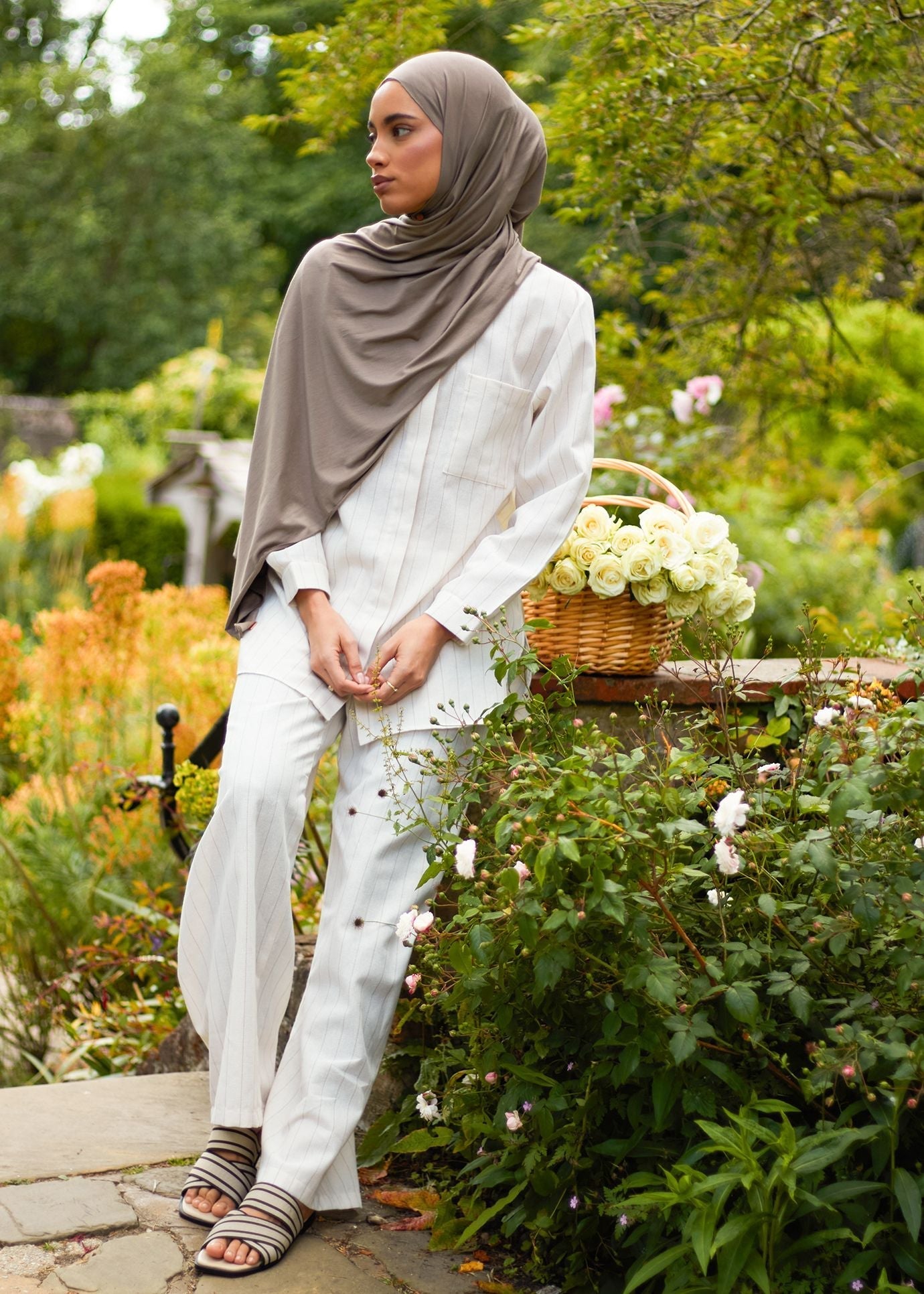 Muji Co-Ord Set Off White - Final Sale