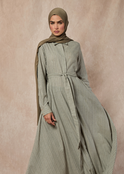 Soft Cotton Shirted Maxi