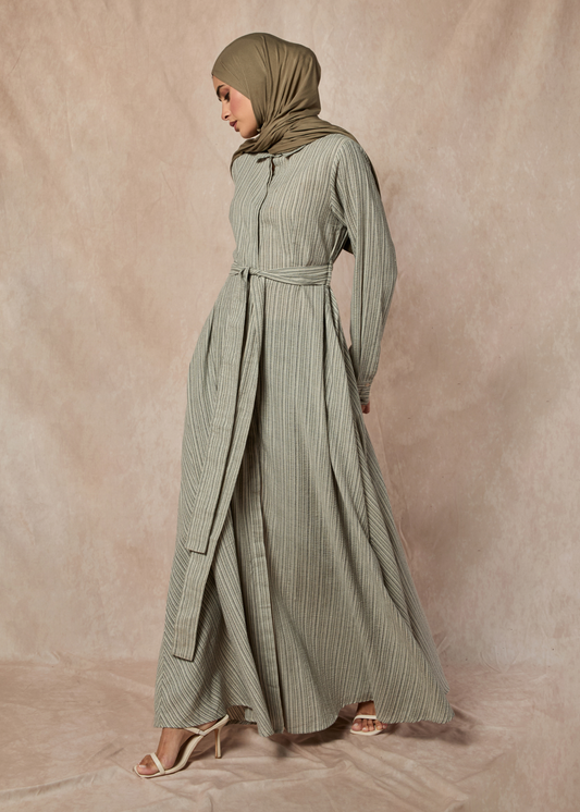 Soft Cotton Shirted Maxi