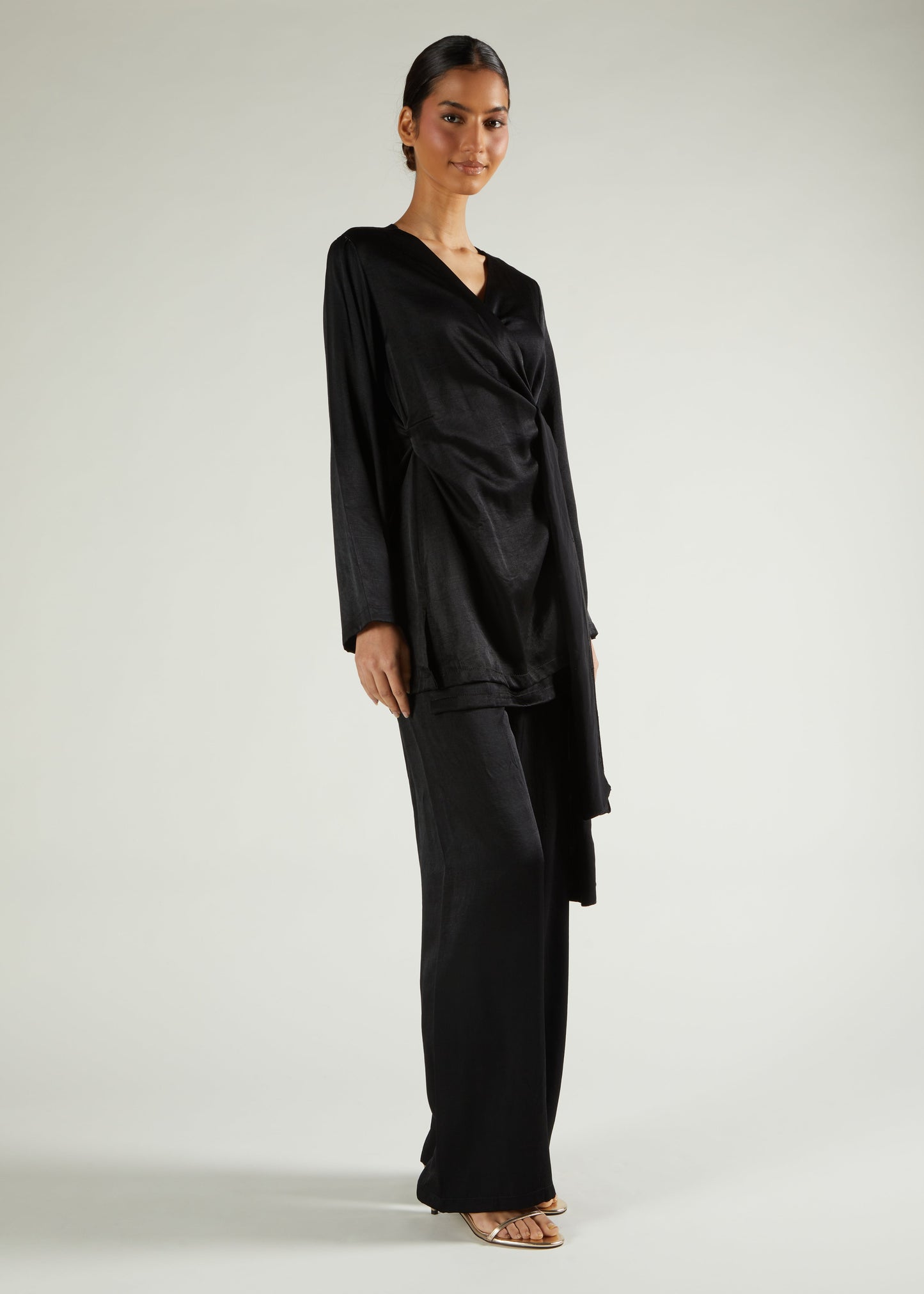 Side Tie Set Black