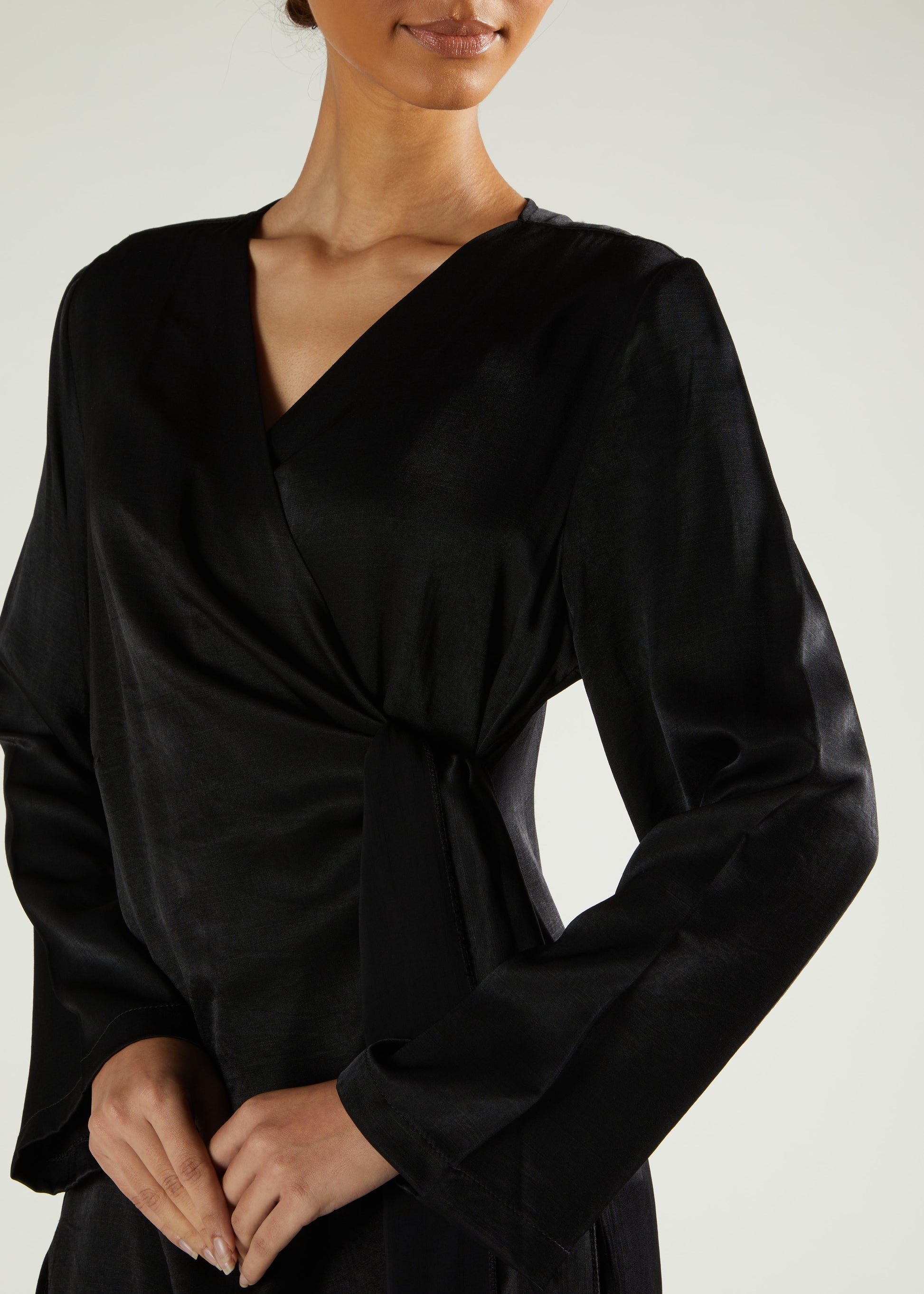 Side Tie Set Black