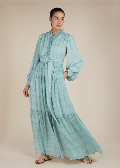 Softly Sage Floaty Maxi - Final Sale