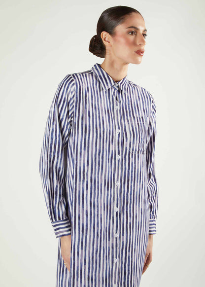 Stripey Maxi Shirt