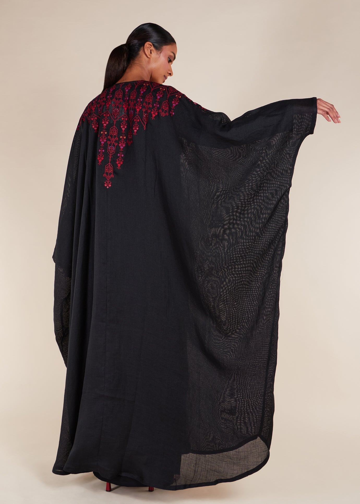 Tatreez Open Abaya - Final Sale